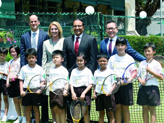 Tennis with a Singapore flavour