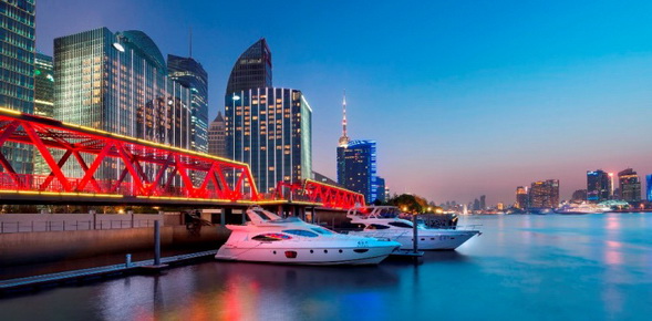 Mandarin Oriental Pudong, Shanghai offers guests a sunset exrerience aboard a …