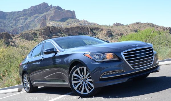 The 2015 Hyundai Genesis Challenges for the Ultimate Driving Machine Title