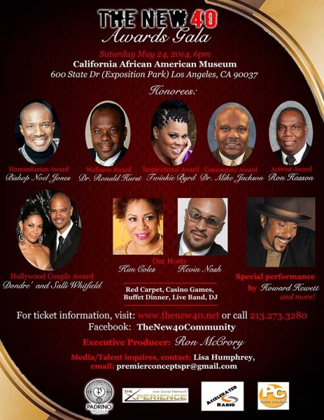 The New 40 Awards Announces 2014 Honorees — The Gala Will Be Hosted By …