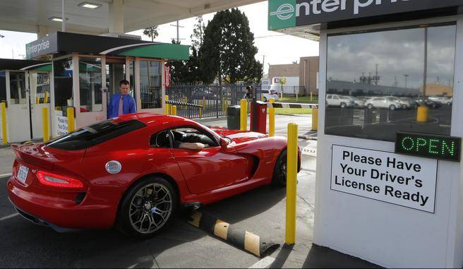 Rental cars take on glitz with names like Ferrari