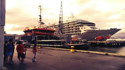 World's largest privately-owned yacht berths at Queens Wharf