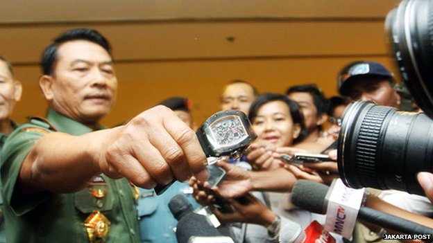 Indonesia: Military chief 'collects fake watches'