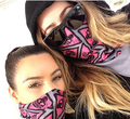 Kim & Khloe Kardashian Tackle Mud Run