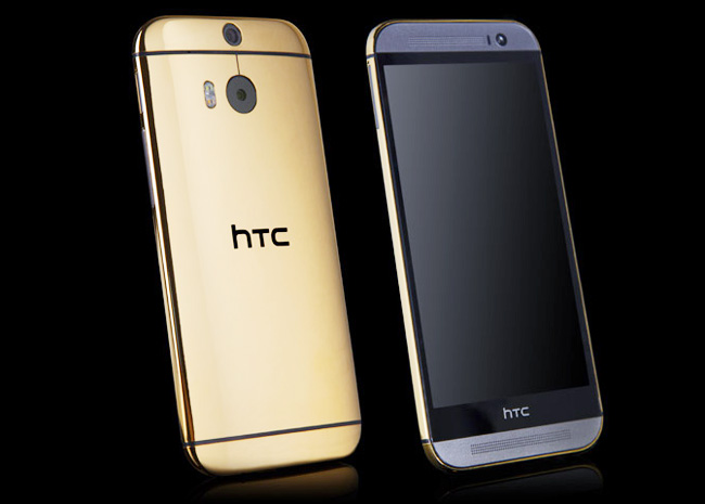 Buy New HTC One gold-plated for around 1580 pounds