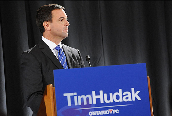 Tim Hudak shows how not to do a TTC photo op