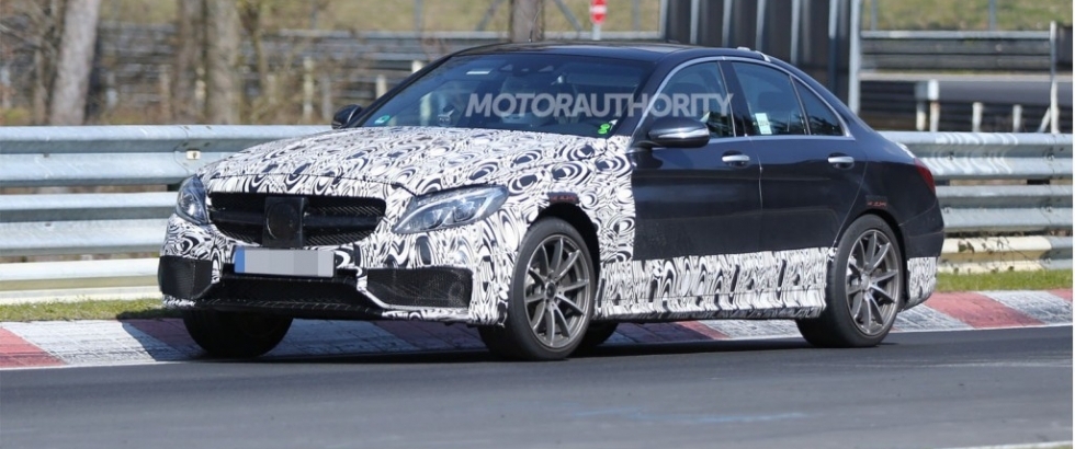 Spy Images of the Next Generation Mercedes Benz C63 AMG Spotted