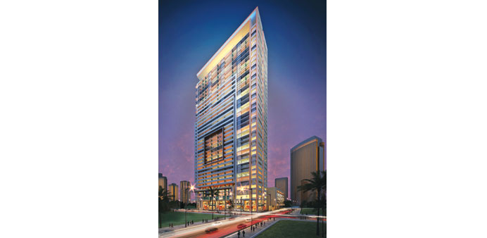 Shariah apartments by Damac lift Dubai plan