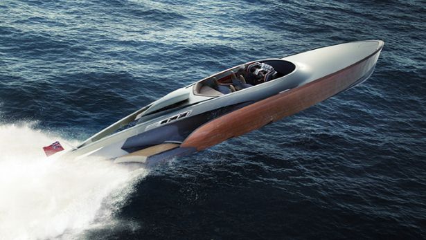 It's an 1100bhp Rolls-Royce powered boat!