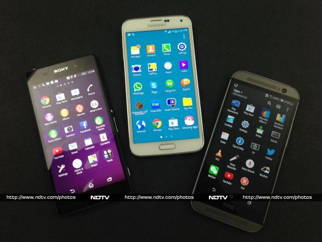 Sony Xperia Z2 vs. HTC One (M8) vs. Samsung Galaxy S5