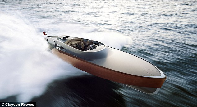 Aeroboat speed boat powered by Spitfire Merlin engine