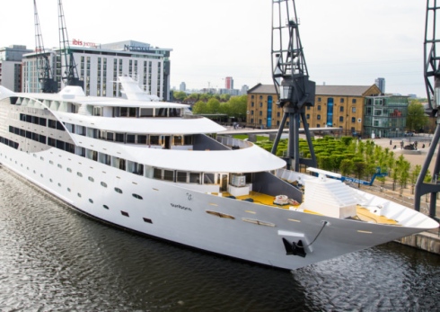 Feature: Sunborn superyacht sails in to Royal Victoria Dock