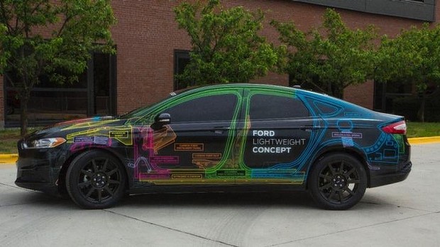 Ford builds flyweight family car