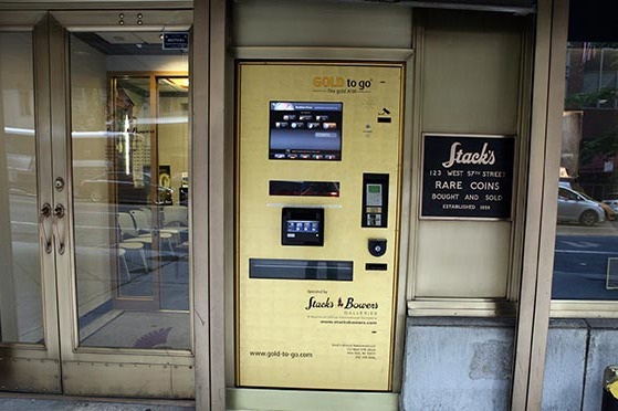 Gold ATM Dispenses $1300 Gold Bars In Midtown