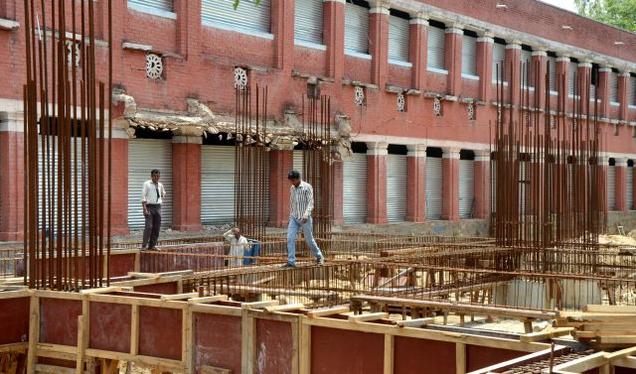 Delhi colleges become a hub of construction activity