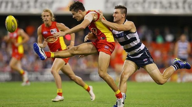 Harley Bennell boots six goals as Gold Coast Suns thump Geelong by 40 points …