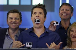 GoPro shares soar at market opening