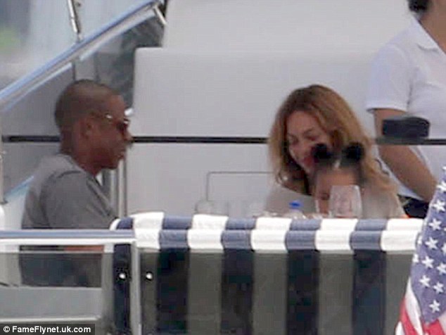 Lifestyles of the rich and famous! Jay Z and Beyoncé take to the high seas in …