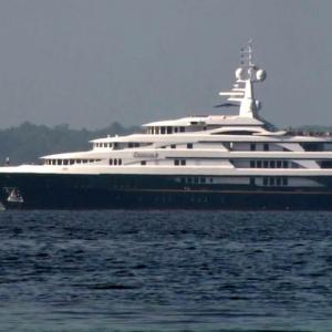 Super-yacht visits Muskegon