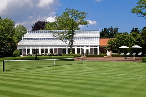 Luxury Homes with Private Grass Tennis Courts