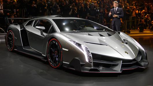 The $4 million Lamborghini Veneno's maiden voyage