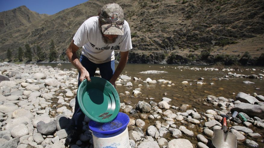 Panning in protest: Activists mine for gold in defiance of EPA regs