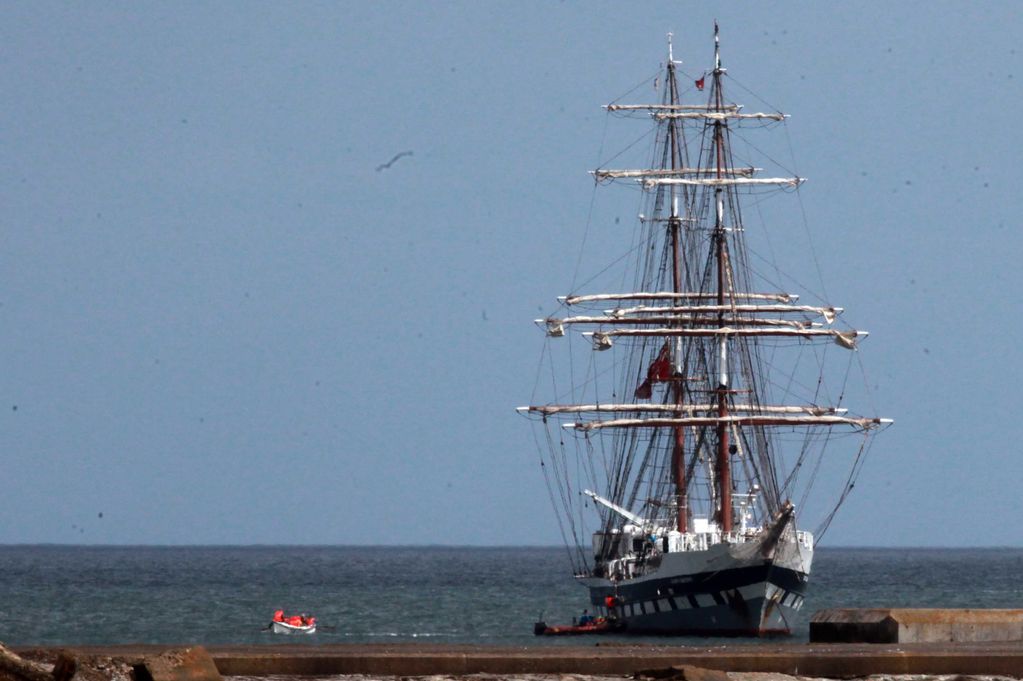 Second superyacht to arrive in region this week creates a buzz in Amble