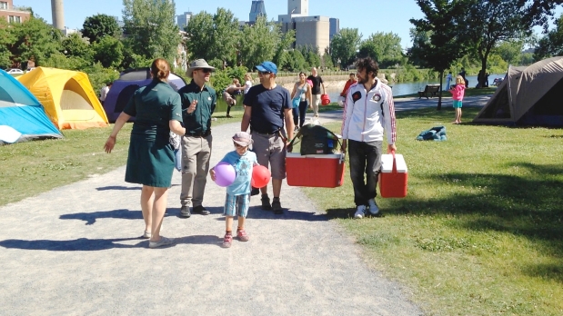 Setting up camp in the heart of Lachine