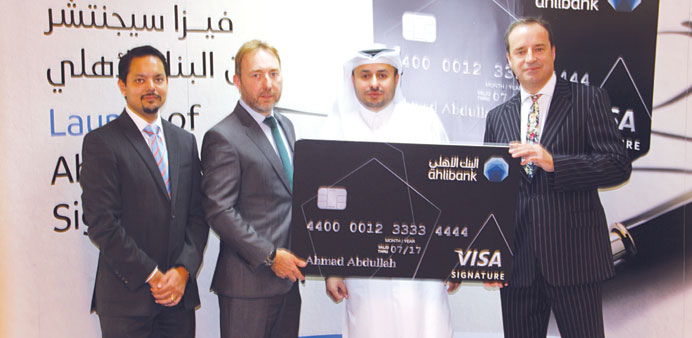 Ahlibank launches 'Visa Signature' credit card