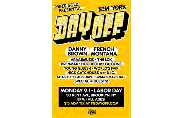 Fool's Gold Day Off Announces Lineup