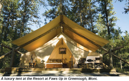 Outdoorsy opulence at two glamping resorts