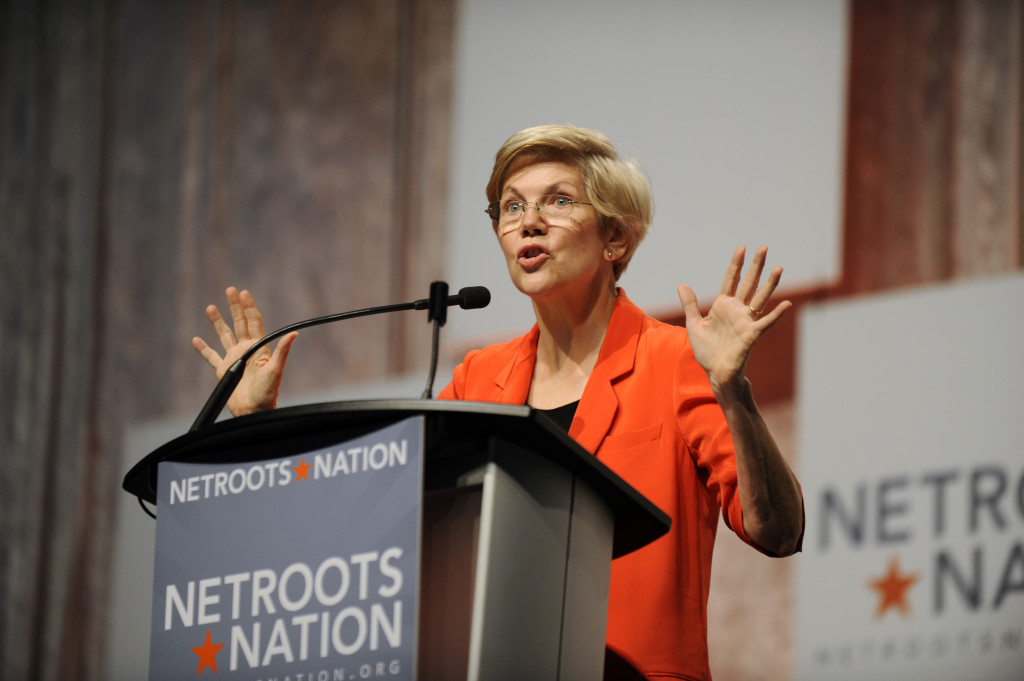 The front page of the Internet showed Elizabeth Warren's student loan bill the …