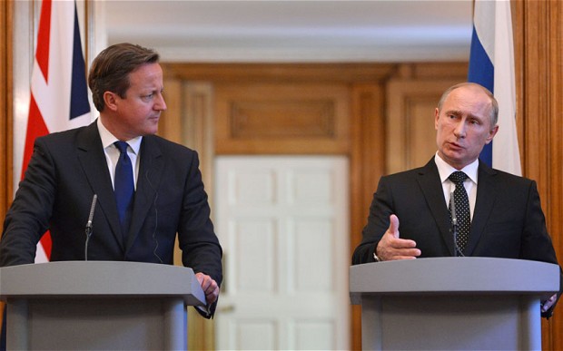 London's Russian billionaires are "at risk" of sanctions, David Cameron warns