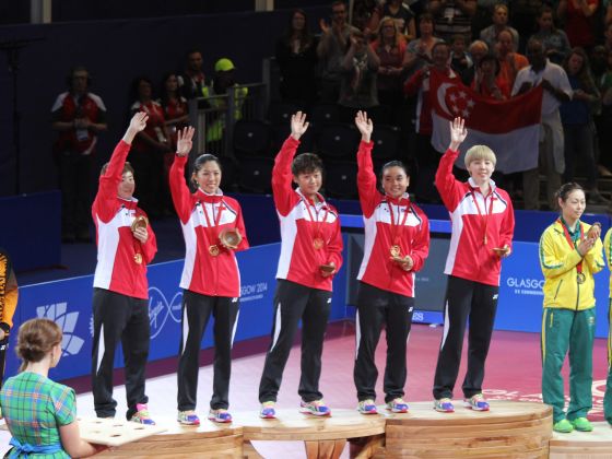 Commonwealth Games: Singapore win women's team table tennis gold