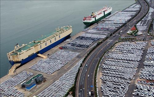 Average export price of S. Korean cars up in H1: report