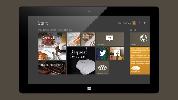 Surface Pro 3 + Mandarin Oriental Hotels