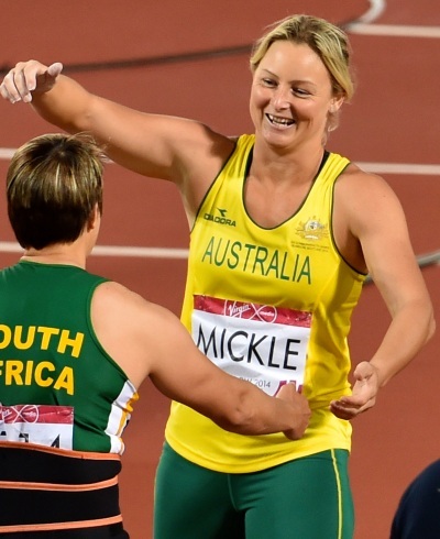 Kim Mickle wins Games gold in javelin