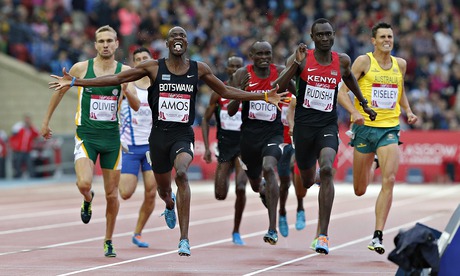 David Rudisha stays humble after Nijel Amos storms to 800m gold