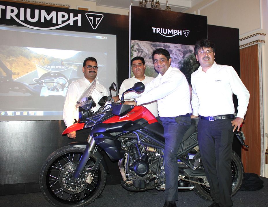 British luxury bike brand Triumph unveiled in Srinagar