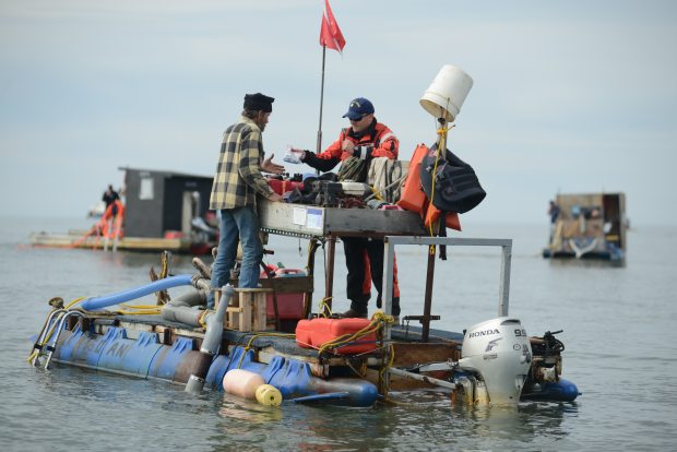 Gold-dredging boats in Nome get Coast Guard inspections