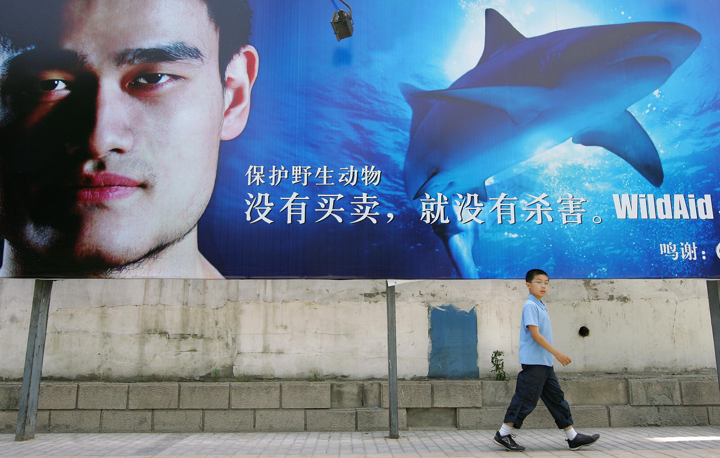 Ex-NBA Star Yao Ming Aims to Wean China Off Ivory and Shark Fins