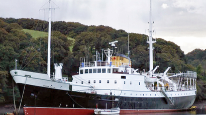 Floating hotel to be berthed next to the Royal Yacht Britania