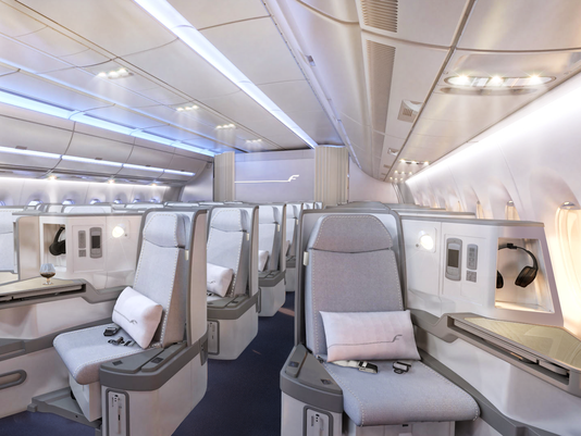 Finnair unveils Airbus A350 interior, inaugural routes