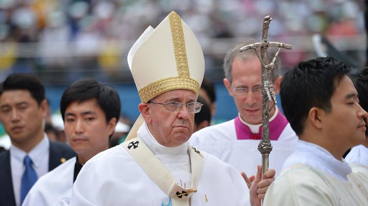 Pope warns of 'cancer' of despair in South Korea sermon