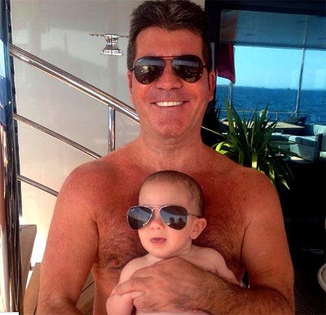Simon Cowell Shares Adorable New Picture, Says Son Eric is "Taking After Daddy"