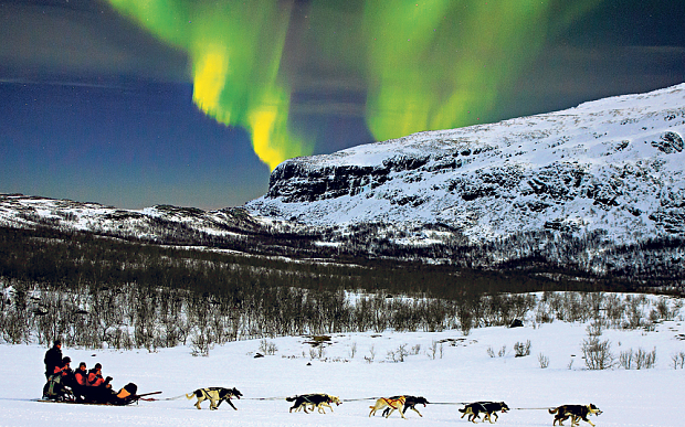 Northern Lights: celestial dancers or the souls of fallen warriors?