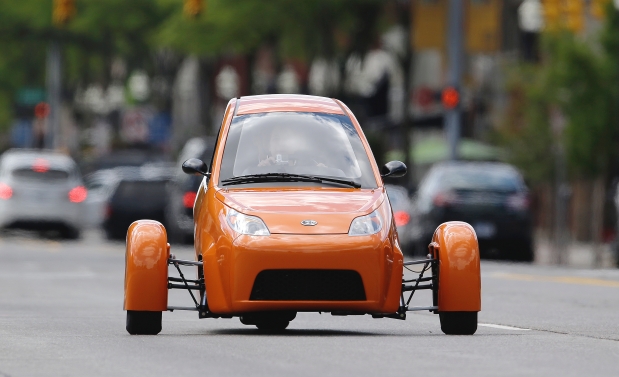 Maker of 3-wheeled car thinks big