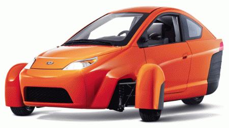 Three-wheeled Elio gets 84 mpg