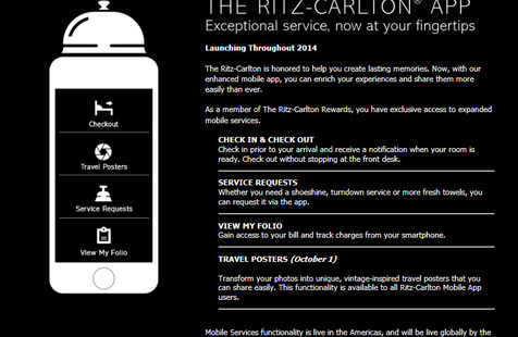 The Ritz-Carlton App Becomes the Travel Accessory You Can't Leave Home …