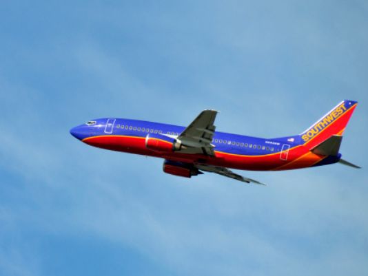 Southwest jet makes emergency landing after tire blows on takeoff